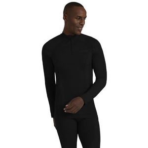 FALKE Zip Shirt Wool Tech Heren 33480 3000 black L