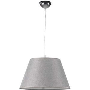 ONLI - Hanglamp met lampenkap van zeildoek, kleur grijs