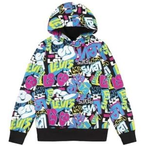 Levi's Lvb Jam on It Aop 9ej260 Hoodie voor jongens, Meteoriet