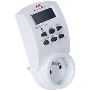 Maclean MCE05 Energy digitale timer, 10 CD-programma's, 3600 W, randomfunctie, timer, digitale timer, max. 156 programma's