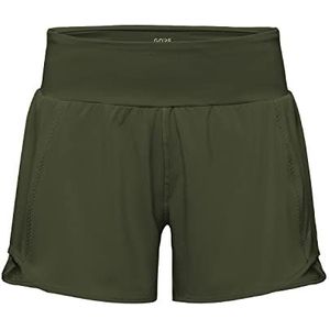 GORE Wear Dames hardloopbroek, ademend, GORE R5 Women Light Shorts, Maat: 38, Kleur: donkergrijs, 100005, Utility Green