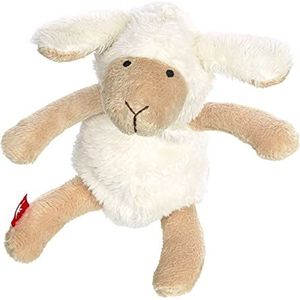 SIGIKID Sweeties 38822 Mini-granulaat in schapenvorm voor baby's, meisjes en jongens, aanbevolen speelgoed vanaf de geboorte, wit