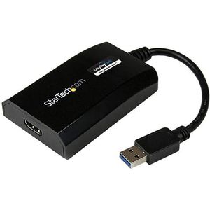 StarTech.com Externe grafische kaart USB 3.0 naar HDMI - USB 3.0 naar HDMI Dual Screen/Video Grafische Adapter voor Mac en PC - DisplayLink gecertificeerd - HD 1080p (USB32HDPRO)
