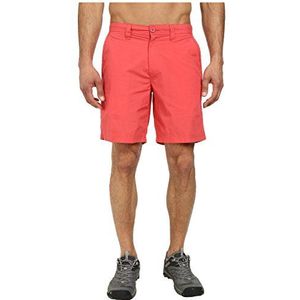 Columbia Washed Out Wandelshorts voor heren, sunset rood
