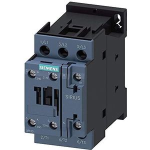 Siemens 3RT2025-1 AP00 3,7,5 kW / 400 V 1 NO + 1NC AC 230 V 50 Hz 3 stangen SZ S0 schroefklemmen wit