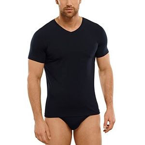 Schiesser Long Life Cotton Shirt 1/2 bodysuit, zwart, X-Large (fabrieksmaat:), heren, zwart.