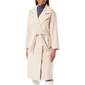 Sisley Womens Coat 2MT4LN02N Trenchcoat Light Beige 3A6, 38, Lichtbeige 3A6, 40, Lichtbeige 3a6