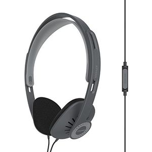 Koss KPH30iK Hi-FI on-ear hoofdtelefoon, bekabeld, zwart, hoofdtelefoon, volume instelbaar