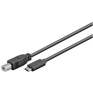 USB C naar USB B kabel 1 meter - USB 2.0 - Printerkabel