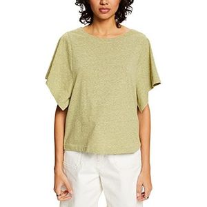 ESPRIT 043ee1k336 T-shirt voor dames, Pistache groen