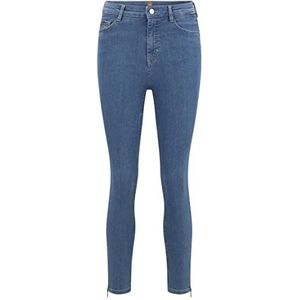BOSS Dames Superskinny Zip 4.0 Jeans Super Skinny Fit Denim Blauw Power-Stretch, Blauw