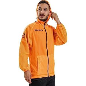 Givova Pluie Basico Regenjas, uniseks, Neon Oranje