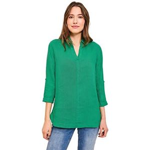 Cecil B343754 linnen blouse voor dames, Blad Groen, L