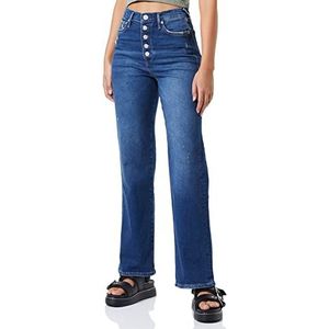 True Religion Bootcut zichtbare jeans voor dames, blauw, 24 W, Blauw