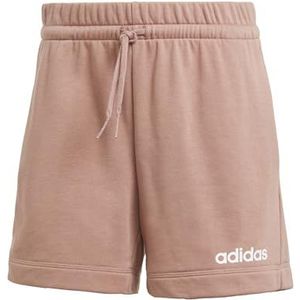 adidas Femme ESSENTIALS LINEAR FRENCH TERRY SHORTS, warm clay/white, XXS