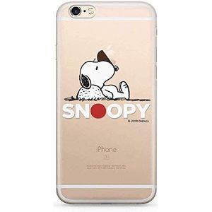 Originele en officieel gelicentieerde Snoopy hoes voor iPhone 6 Plus hoes, TPU kunststof beschermhoes, beschermt tegen stoten en krassen