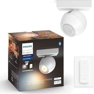 Philips Hue Buckram Opbouwspot - White Ambiance - GU10 - Wit - 5,5W - Bluetooth