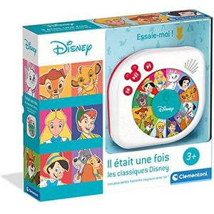 Clementoni - 52656 – Er was eens, de Disney-klassiekers – elektronisch speelgoed, verhalenverteller, verhalenbox, meer dan 1 uur inhoud, verteller voor kinderen van 3 jaar, Franse versie