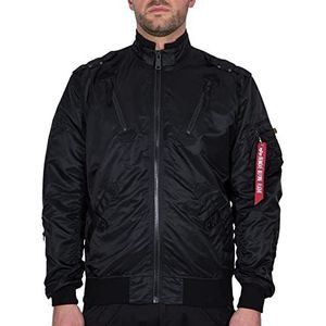 ALPHA INDUSTRIES Falcon II Jacket, volledig zwart, XL heren