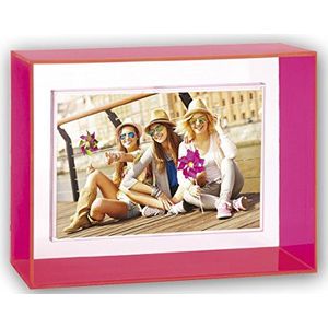 Zep B146P Collection Acrylic Neon fotolijst, 10 x 15 cm, roze/wit