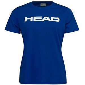 HEAD Dames Club Lucy T-shirt dames T-shirt, blauw, XXL EU, blauw, XXL, Blauw
