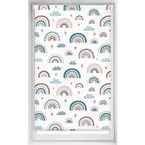 Blindecor Easy Rollo met digitale print regenboog blauw 95 x 150 cm (B x H) 92 x 145 cm