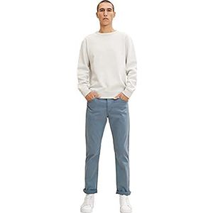 TOM TAILOR Josh Regular Slim herenbroek, 10877 – blauw gemêleerd, 29 W/32 l, 10877, blauw gemêleerd