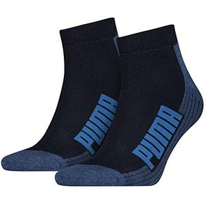 PUMA unisex sokken, marineblauw/grijs/lichtblauw.