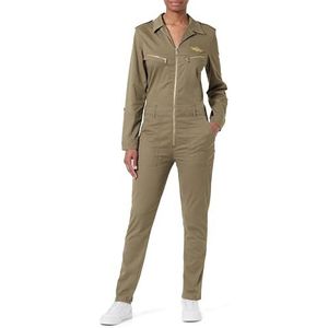 Schott NYC Jumpsuit dames, groen, L