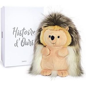 Histoire d'Ours - HO3064 pluche dier egel – 30 cm – grijs/wit cadeau-idee voor kinderen – egels – in het bos – HO3064