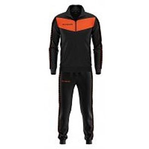 givova gezichtsband uniseks-volwassene trainingspak (1-Pack), Zwart/Fluo Oranje, 3XL