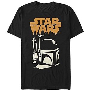 Star Wars Boba Ghoul Organic T-shirt met korte mouwen, zwart, XL, SCHWARZ