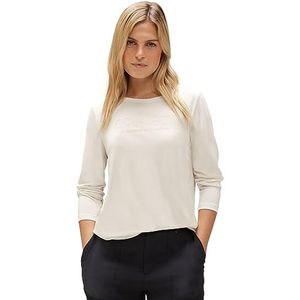 Street One A320452 T-shirt met lange mouwen voor dames, Helder wit