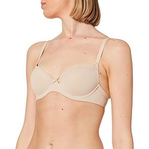 LOVABLE Sensual Touch BH met walvis, licht gevoerde cups, beige (Skin 038), 80C, Beige