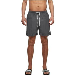 Urban Classics Block zwemshort heren, Bruin