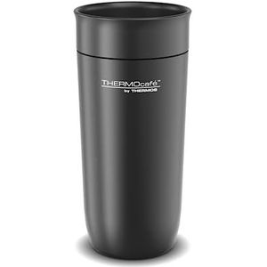 TC DAILY DRINKING MUG 0,36L zwart thermoglas van roestvrij staal, 6 uur warm/12 uur koud, absoluut lekvrij, voor universiteit, kantoor, van THERMOS