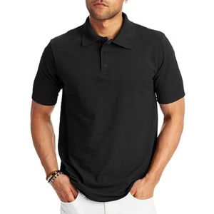 Hanes Heren X-Temp Short Sleeve, zwart.