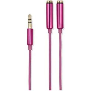 aiino Oplaadkabel / synchronisatiekabel voor Apple iPod / iPhone 4 / 4S, roze / violet