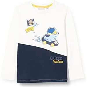 Chicco T-shirt Bambino A Manica Lunga baby jongens, Wit.