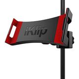 IK Multimedia iKlip 3 Universele houder op microfoonstandaard voor tablet van 7 inch tot 12,9 inch met of zonder bescherming, accessoires voor microfoonstandaard, houder voor iPad