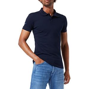 Trigema Heren poloshirt Elast. Piqué, blauw (navy 046)