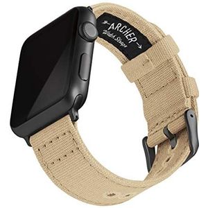 Archer Watch Straps - vervangende bandjes van canvas voor Apple Watch