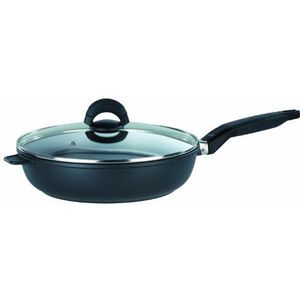 GSW SilcoGUSS 458375 grote pan 28 cm, zwart