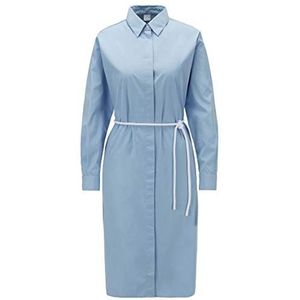 BOSS Carusa Damesblouse, Blauw (Light / Pastel Blue 450)