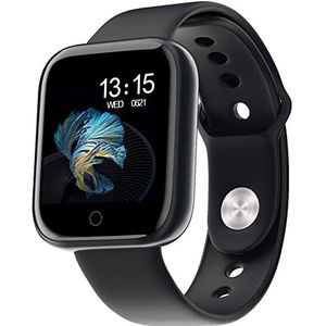 Smarty Wellness Smartwatch Zwart, Zwart, Modern, zwart., Modern