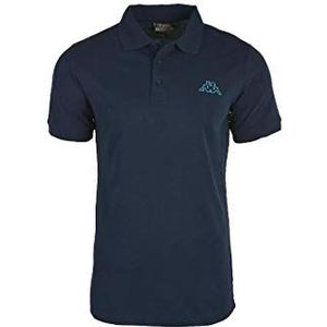 Kappa Peleot Polo Shirt, Blauw (zwart), 3XL