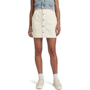 G-STAR RAW Workwear Button Rock Damesrok, Beige (Ecru D23000-d300-159)