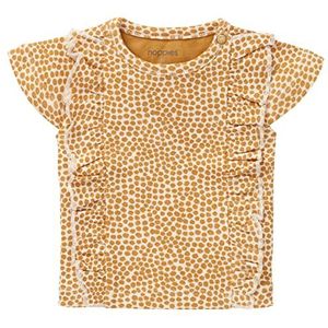 Noppies Baby Alcorcón Baby Meisjes T-shirt Korte Mouw Barnsteen Goud - P888, 68, Barnsteen goud - P888