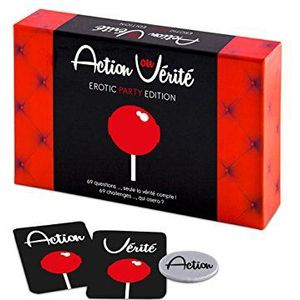 Tease & Please Truth or Dare Erotic Party Edition (FR) – erotische games voor volwassenen voor een spannende spelavond – actie- of versiespel voor volwassenen met 69 vragen en uitdagingen