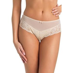 Teyli Minimizer beha voor dames met kant, Beige